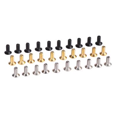 10-Pcs M3 Thread Pickup Selector Screws  - 3-Way 5-Way Toggle Switch Replacement Parts for Electric Guitars
