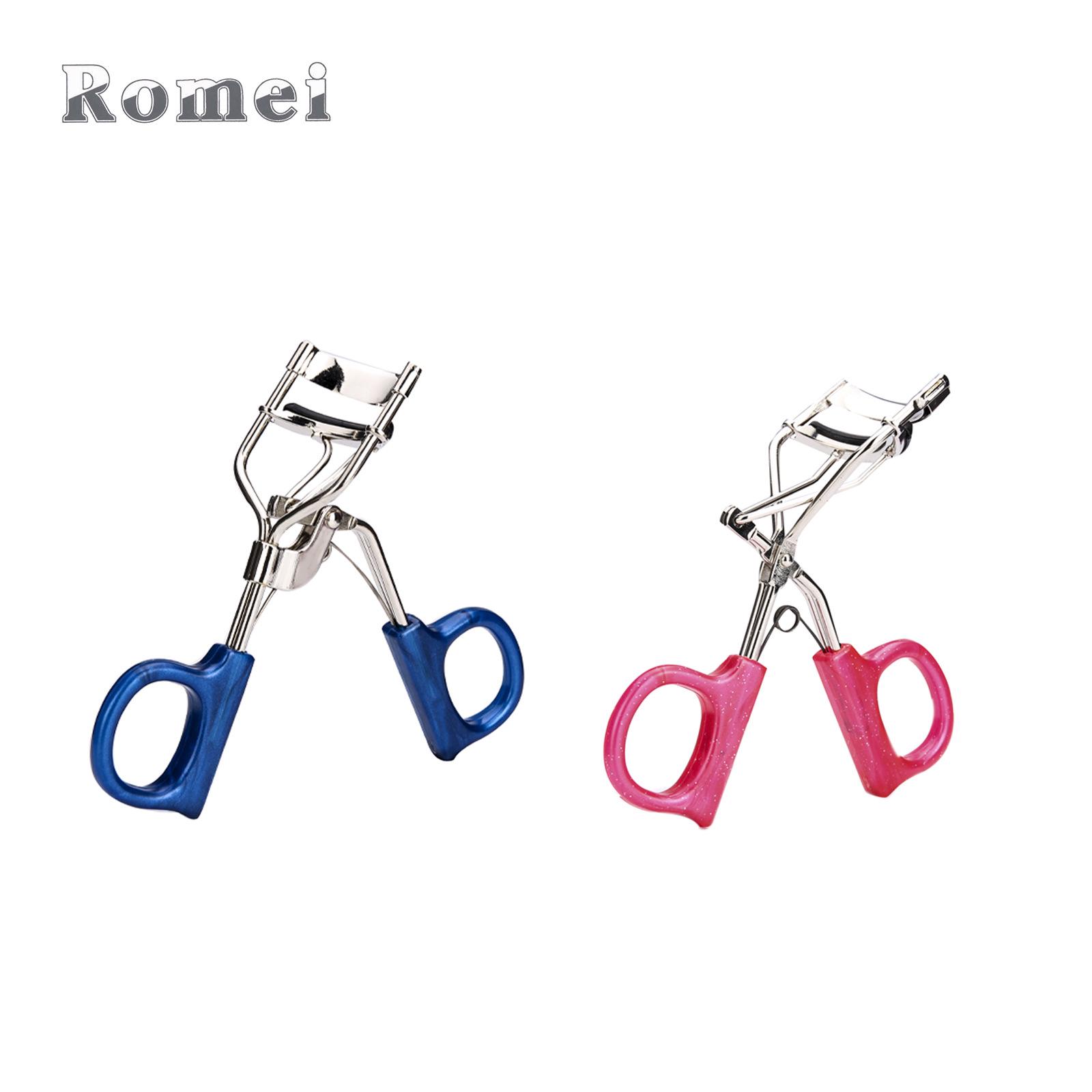 

Plastic Handle Nickel-Plated Eyelash Curler - Makeup Tool for Curling Eyelashes