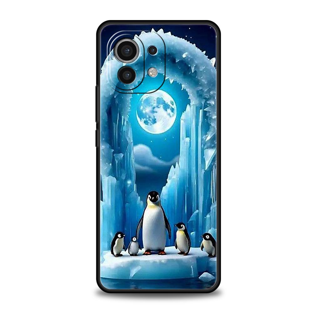 

Phone Case Cover for Xiaomi Poco F7 F6 F5 F4 F3 X7 X6 X5 X4 X3 NFC M4 C51 C55 GT Pro Soft TPU Fundas Luxury Pudgy Penguins Art Poco X5