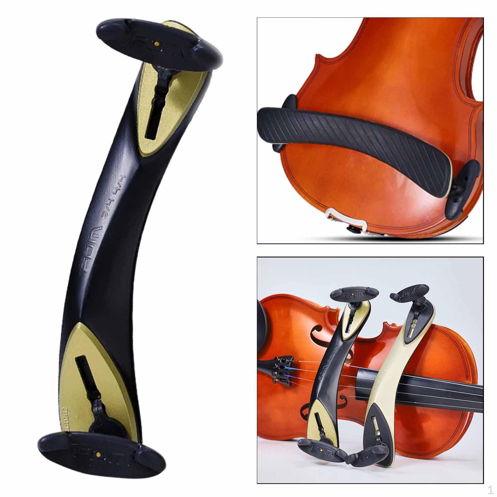 

4/4 3/4 Скрипичный плечевой упор Регулируемый Удобный Вращающийся на 360° Высокопрочный Легкий чёрный