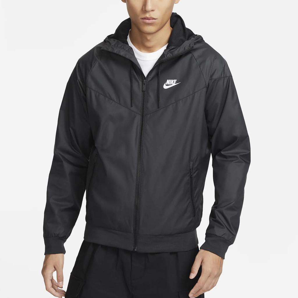 Nike Giacca Antivento Tessuta con Cappuccio Windrunner Uomo Giacche Nero 727325-010