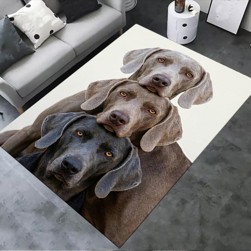 

2025 New Three Puppies Carpet Rug for Living Room Bedroom Home Sofa Decoration,Kids play Non-slip Floor Mat140 40x60cm( 15x23in )