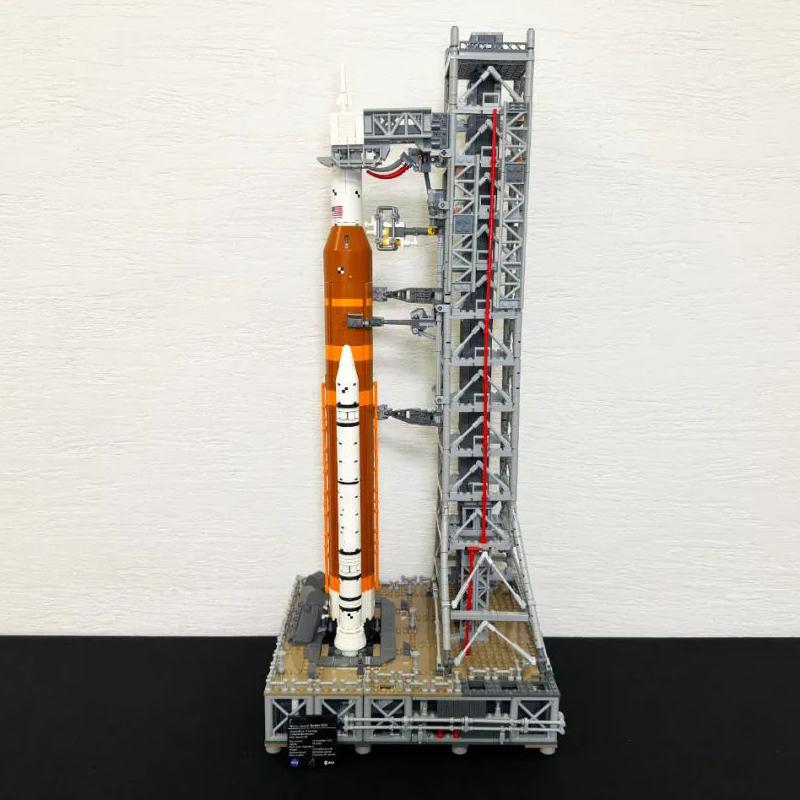 Creativity Space Launch System Building Blocks Bricks Assembling Model Fit Toys for Children Christmas Gift Set