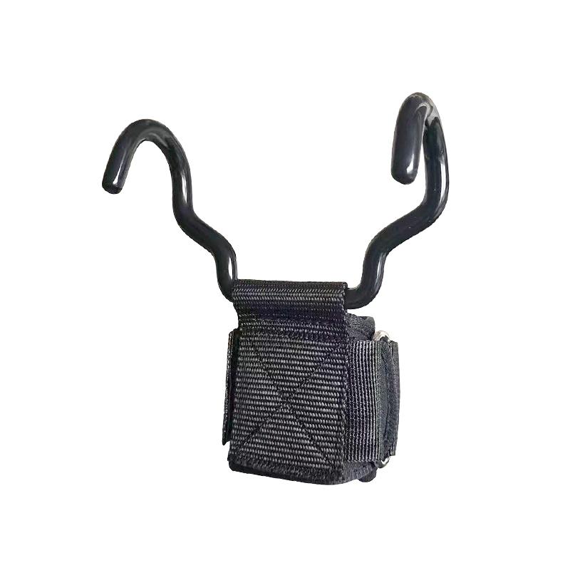 1/2Pcs Widened Steel Hook Grips Straps Weight Lifting Strength Training Gym Gloves Fitness Wrist Support Lift Strap Pull-Up Hook