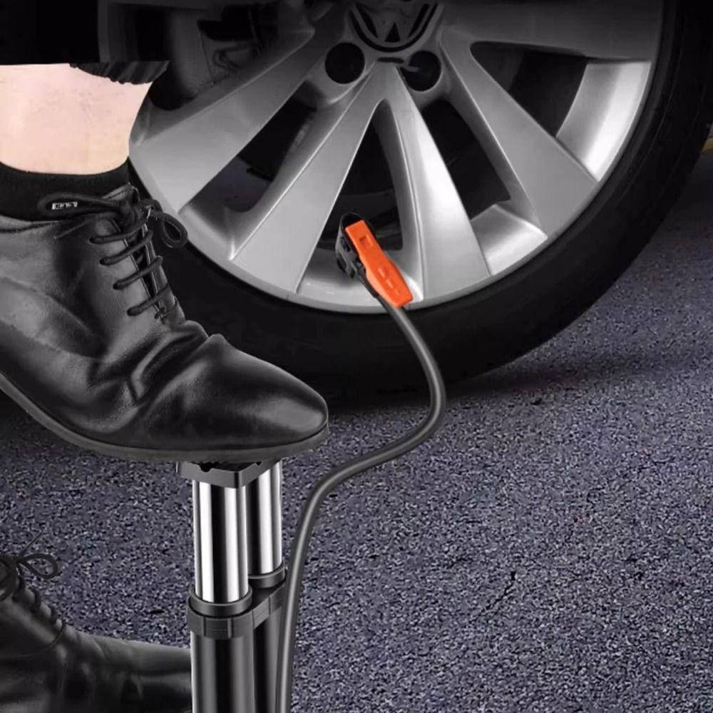 Portable Foot Air Pump High Pressure Bike Floor Pump New Bicycle Tire Pump Motorcycle Tires