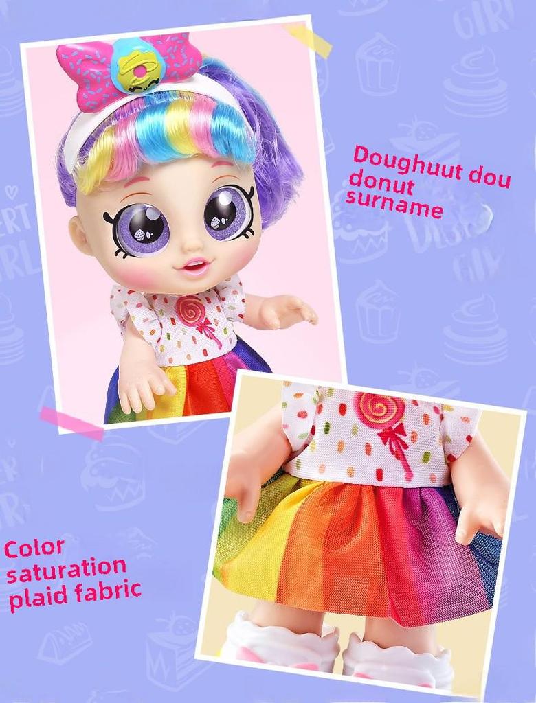 Kendi KID Puppe der zweiten Generation Eisprinzessin Spielhaus Geschenkset für Mädchen