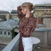 French Elegant Polka Dot Hollow Long Sleeve Women's Retro Style Casual Top