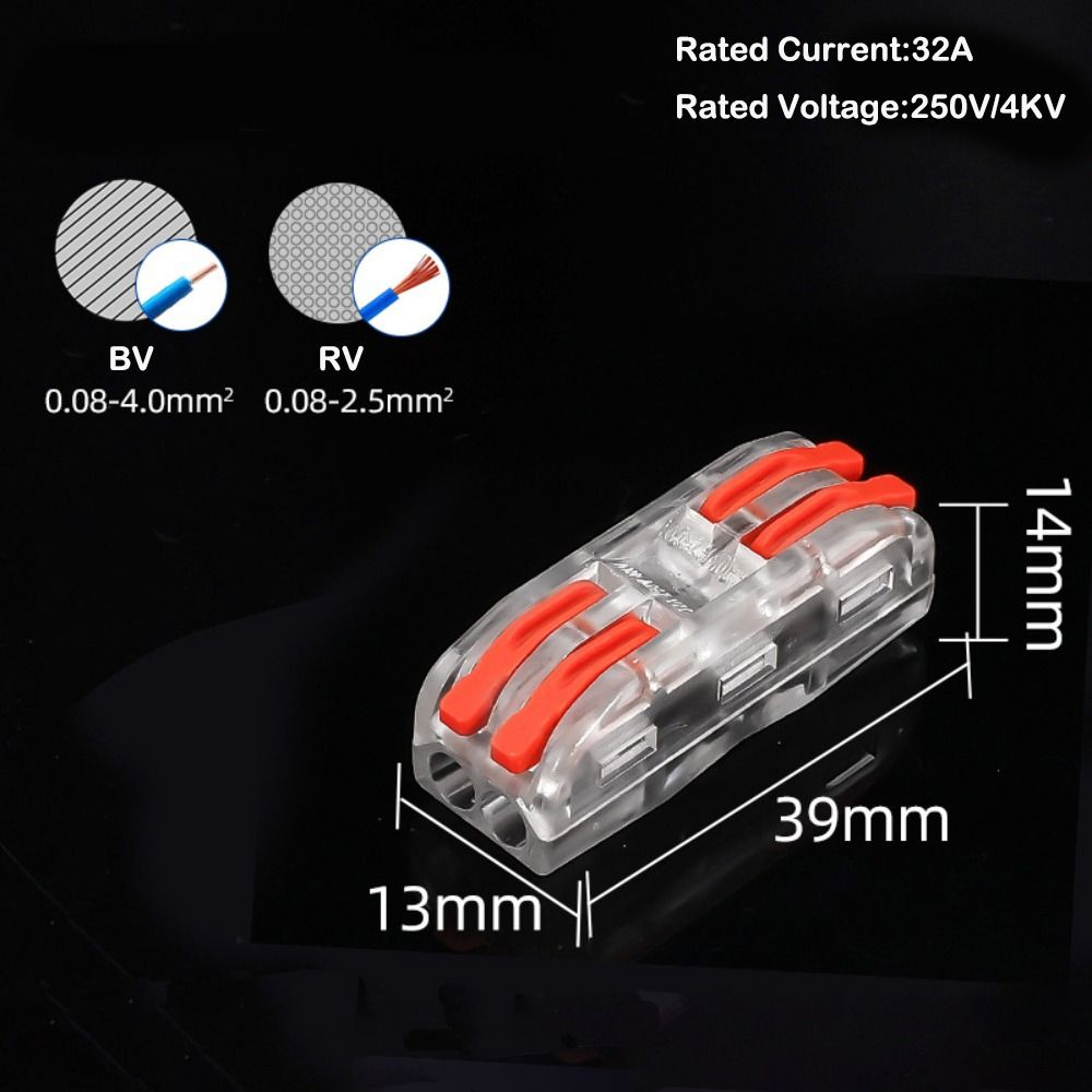Universal Wire Connector Mini Fast Connector Compact Splice Electrical Connectors Electrical
