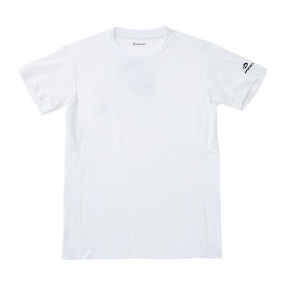 Phiten RAKU Shirt Short Sleeve White O Unisex Sports Club T-Shirt