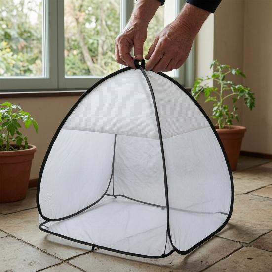Pop-up Plant Cover Tent, Garden Bird Netting Shade Cover with Ground Stakes, Plant Sun Shade And Insect Barrier Netting for Outdoor Vegetables Fruits