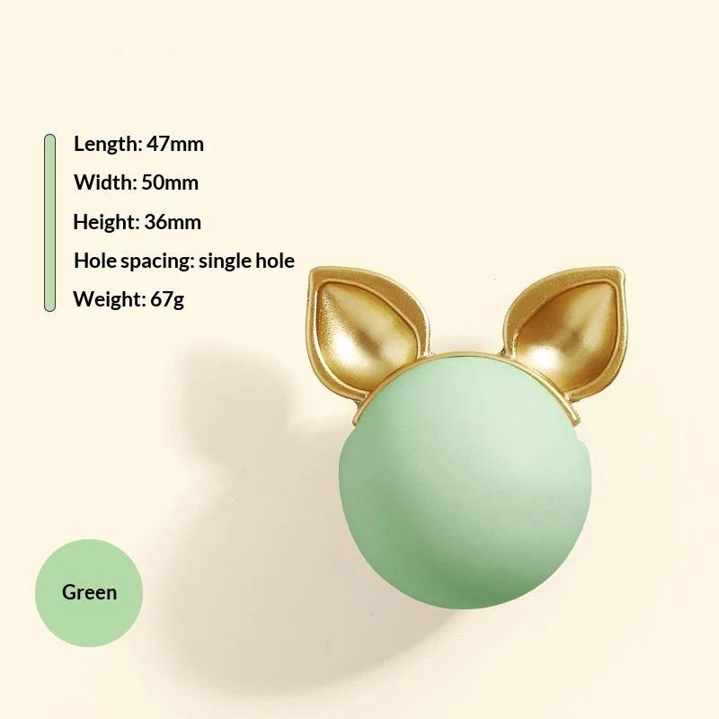 Creative Animal Cartoon Cabinet Knobs And Handles For Children'S Room Ceramic Wardrobe Pulls Home Decor Furniture Hardware