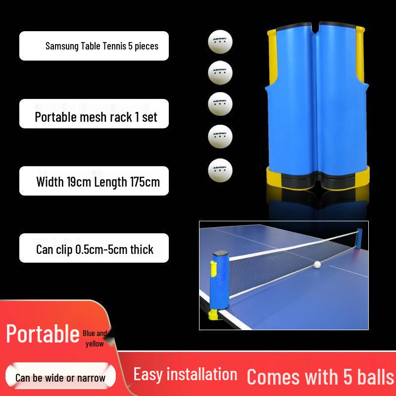 Portable Table Tennis Net and Stand