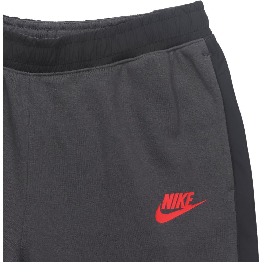 Nike Logo Print Cuffed Mid-Rise Comfortable Knitted Sports Pants Men Bottoms Gray CJ7043-060
