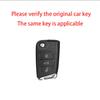 Zinc Alloy Leather Car Remote Key Case Cover Shell Keychain Accessories For Skoda Octavia 3 Fabia A5 A7 Superb Karoq Kodiaq
