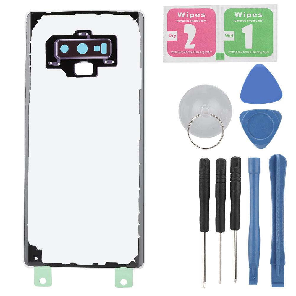 For     Note9 N960 Transparent Battery Back Cover Replacement with Tools (Blue)