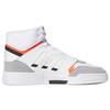 Adidas Originals Drop Step Synthetisches Leder Leicht Atmungsaktiv High-Top Skateschuhe Unisex Skateschuhe Weiß Orange EE5220