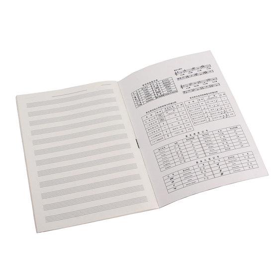 32 Pages Music Notes Stave Writing Drawing Record Paper Notebook Musician Tool