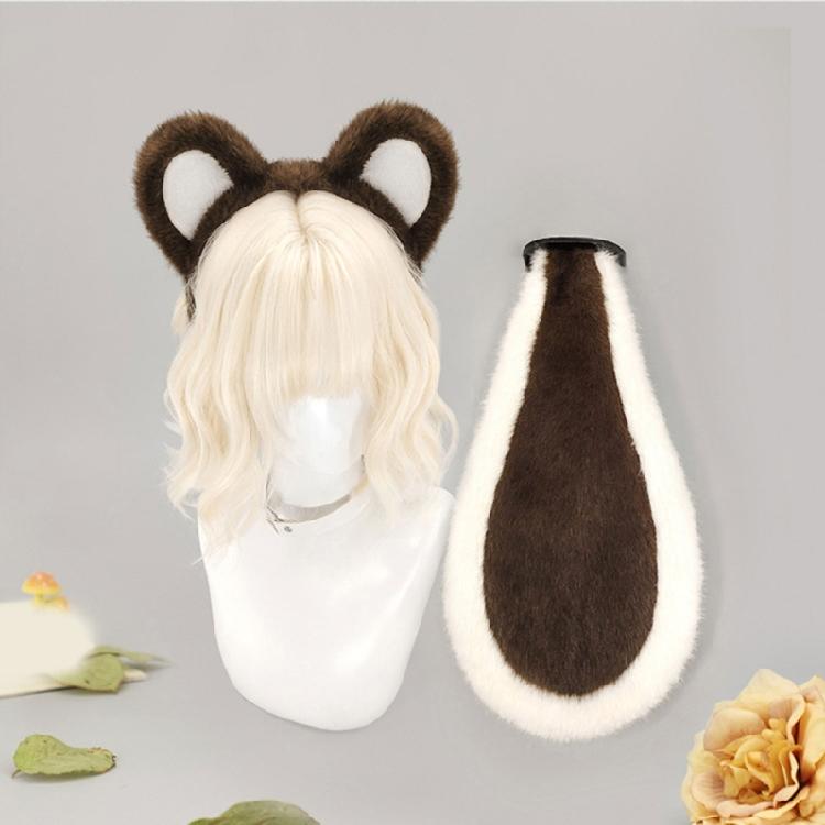 Fun and Safe Plush Animal Ears Headband for Costume Parties Role Playing Soft Wear Adults Comfortable Hairpiece