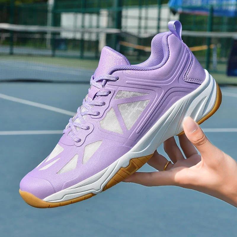 Lightweight Professional Training Badminton Shoes Women Athletic Breathable Casual Sneakers Ladies Non-Slip Sports Tennis Shoes