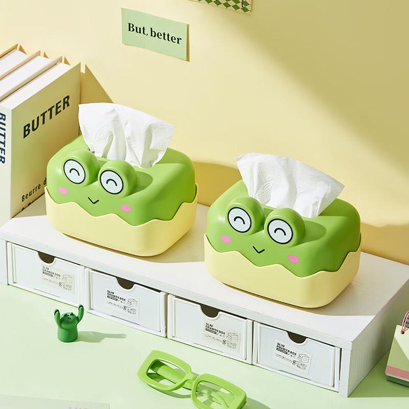 Cartoon Frog Tissue Box Holder