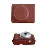 Digital Camera Protective Case PU Leather Camera Storage Bag with Removable Shoulder Strap Compatible with  ZV1 F  ZV1M2