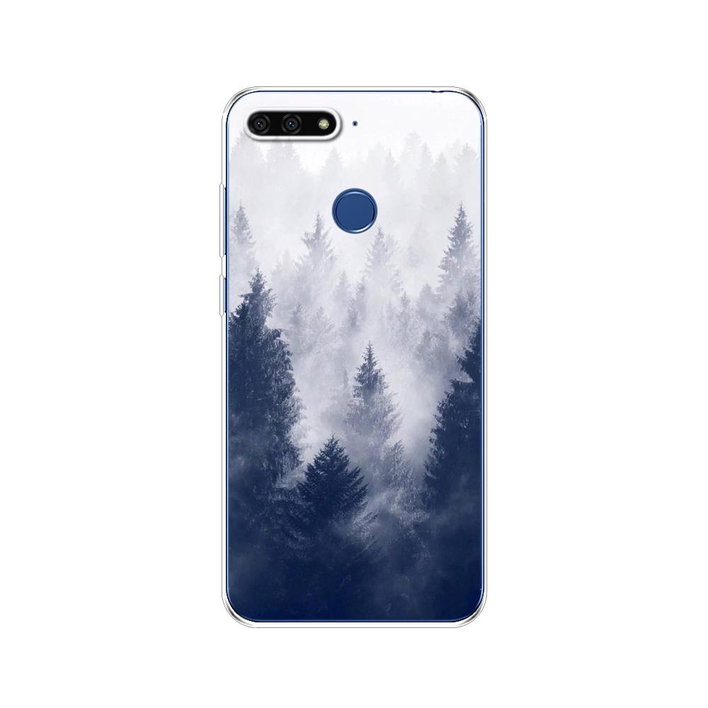 For Huawei Honor 7C 5.7 Inch Case Cover Soft Silicone TPU Cute Cover Back Protective Phone Case For Huawei Honor 7c Aum-L41 Bags