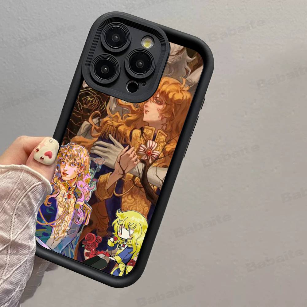 Classic Anime The Rose Of Versailles Phone Case For IPhone 17 16 15 14 13 12 11 Pro Max Mini Plus Soft TPU Back Cover
