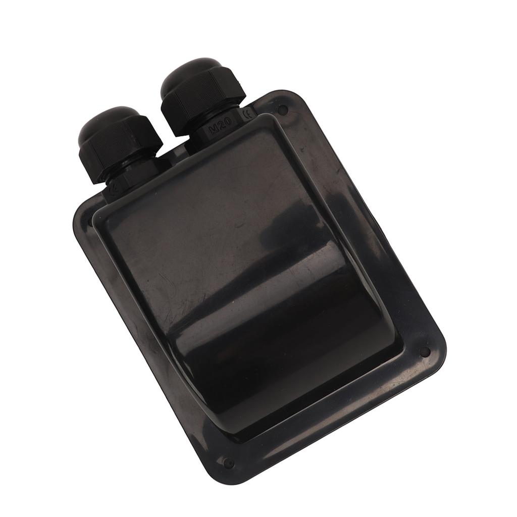Solar Double Cable Entry Gland Box Rainproof Housing for RV Roof Boat Yacht Camping Travel Panel 6mm²‑12mm²