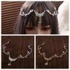 Fee Kristall Strass Haarreif Luxus Hanfu Kopfschmuck Sternenklare Glänzende Kopfkette Haaraccessoires