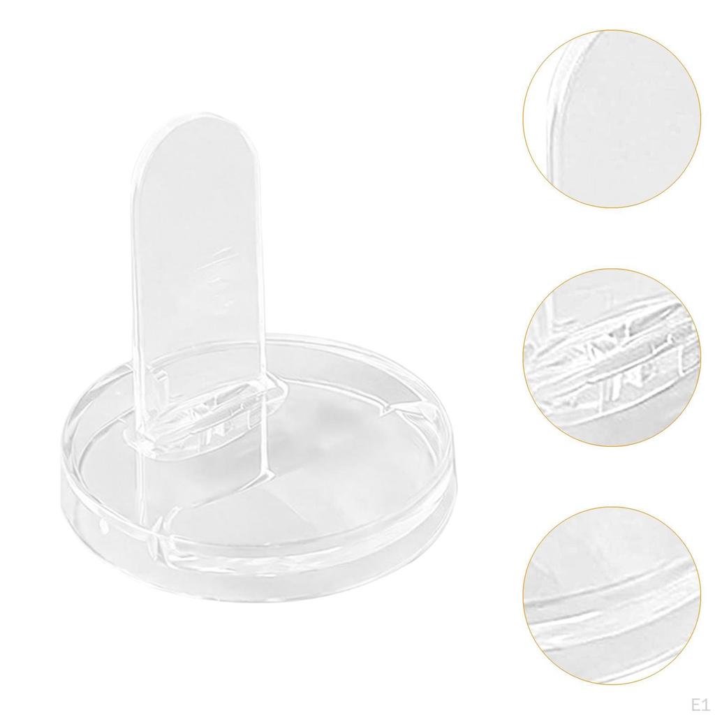 2x Transparent Doll Stand Display Holder Portable Tabletop for Collectibles