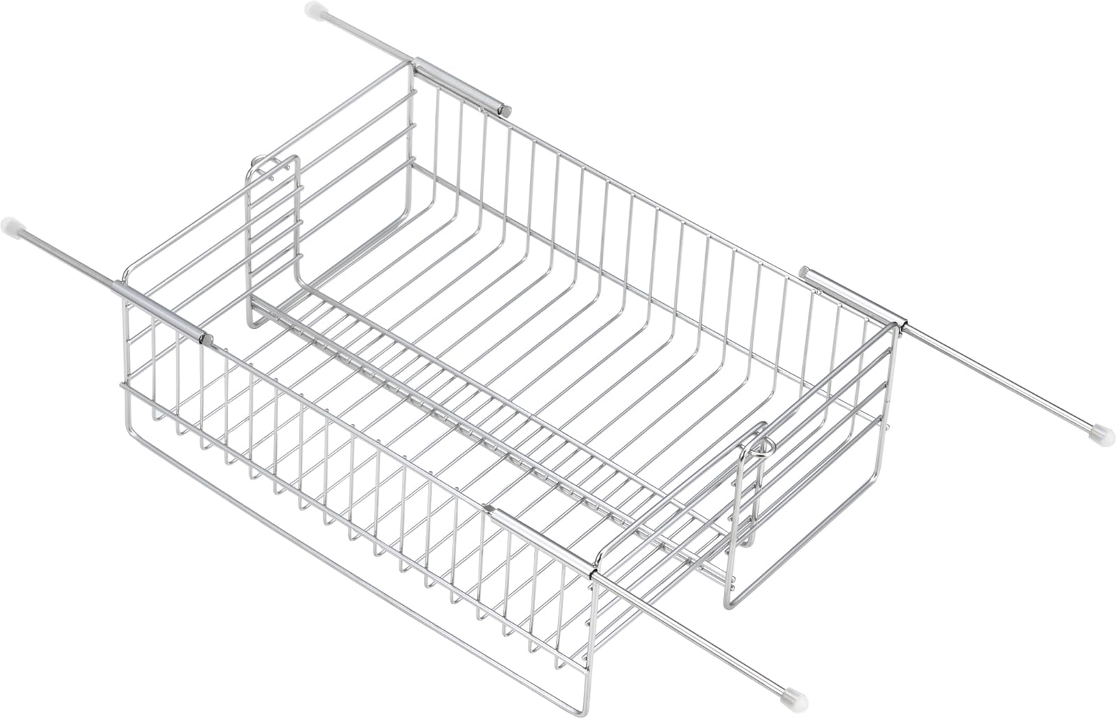 

Yoshikawa Drainer Rack Drainer Basket Сделано в Японии Выдвижная для использования в раковине 1306160 Сушилка для посуды Поднос для кухонной мойки Корзина для кухни