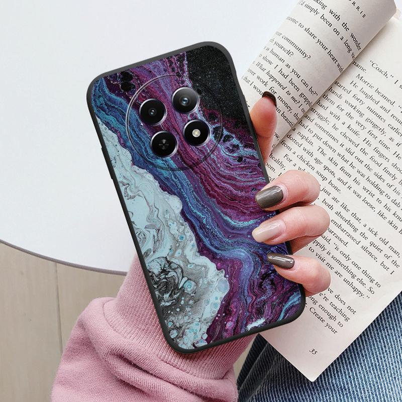 Luxury Case For Redmi 14C 4G 14R 5G A4 Note 14 Pro 5G Poco C75 Fundas Marble Art Pattern Soft TPU Protection Cover Shockproof