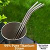 Double Wall Titanium Alloy Cup Lightweight Outdoor Drinking Cup  Home or Outdoor