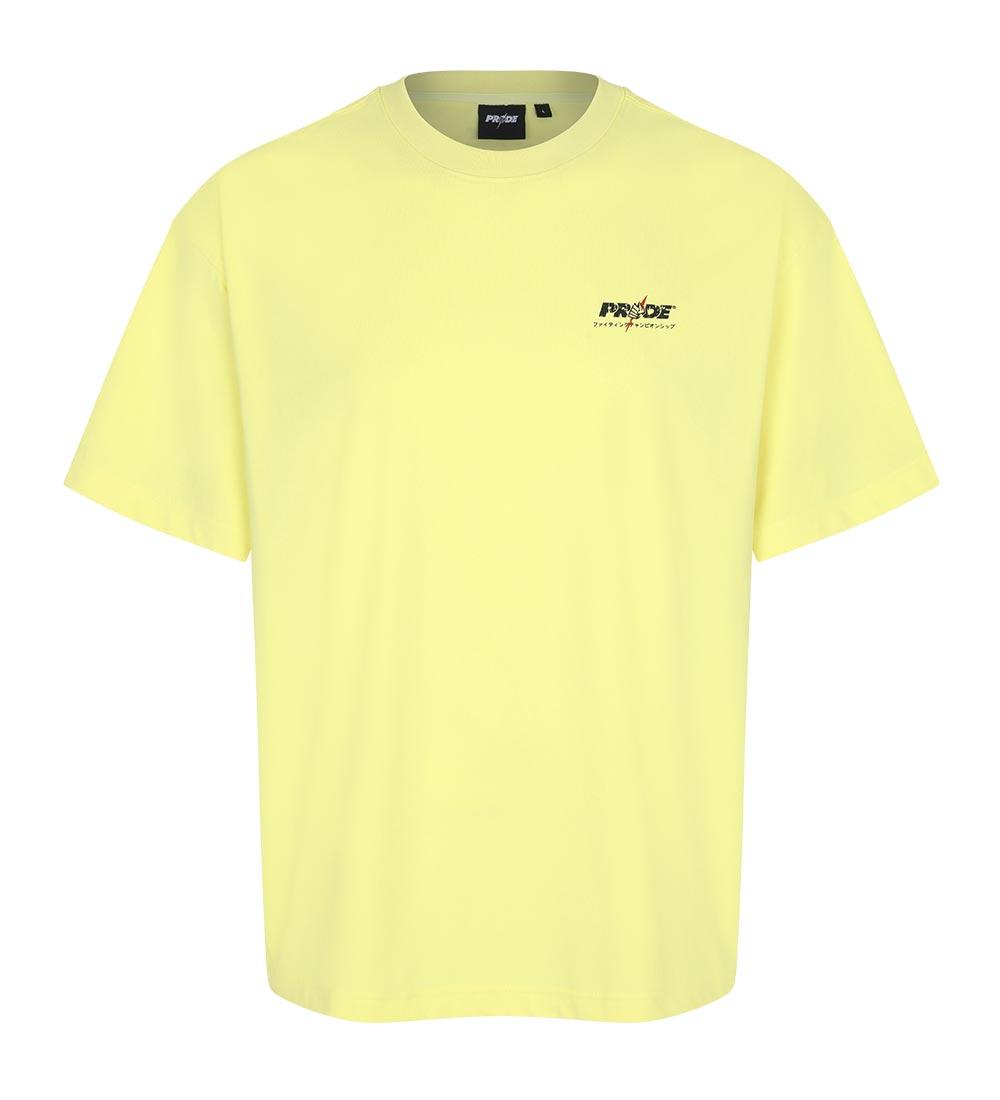 Ufc Sports Ufc Pride 1.0 Relaxed Fit Short Sleeve T-Shirt Neon Yellow U2Ssw2303Ny Neon Yellow/S
