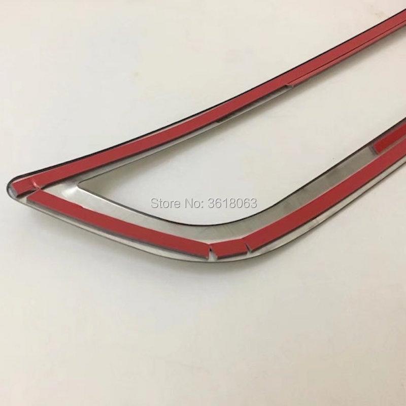 För 2017 Volkswagen VW Passat B8 2018 Främre Dimljuslock Dimljuslampa Ram Trim Rostfritt Stål Bilstyling