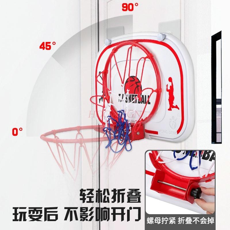 Foldable Children'S Basketball Board Indoor Perforated Hanging Basketball Frame For Household Adolescents