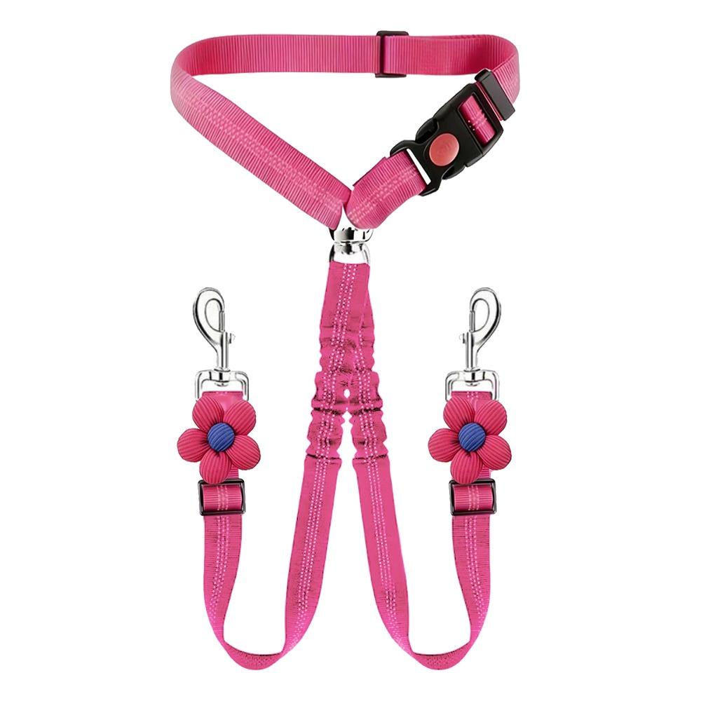 

Adjustable Car Use Dog Leash Double Head Pet Harness New Pet Car Headrest Restraint Dog Restraint