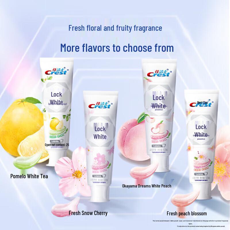 

Crest Vitality White Peach Whitening Toothpaste