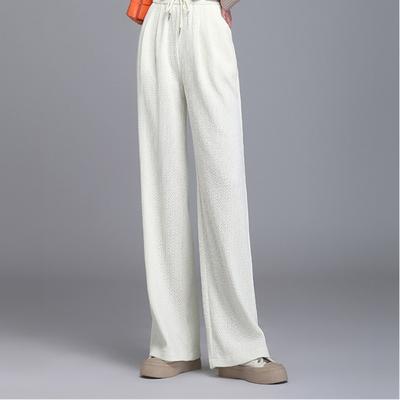 Autumn Winter Leisure Warm Loose Ladies Trouser Elastic High Waist Commuting Wind Wide Leg Trousers Women Harajuku Streetwear Pant