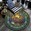 Oceanic Glass Round Area Rug Under Office Chairs Bedroom Living Room Home Decor