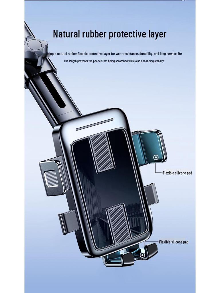 Longqi Universal Multi-functional Car Phone Holder with Suction Cup for Dashboard Navigation.