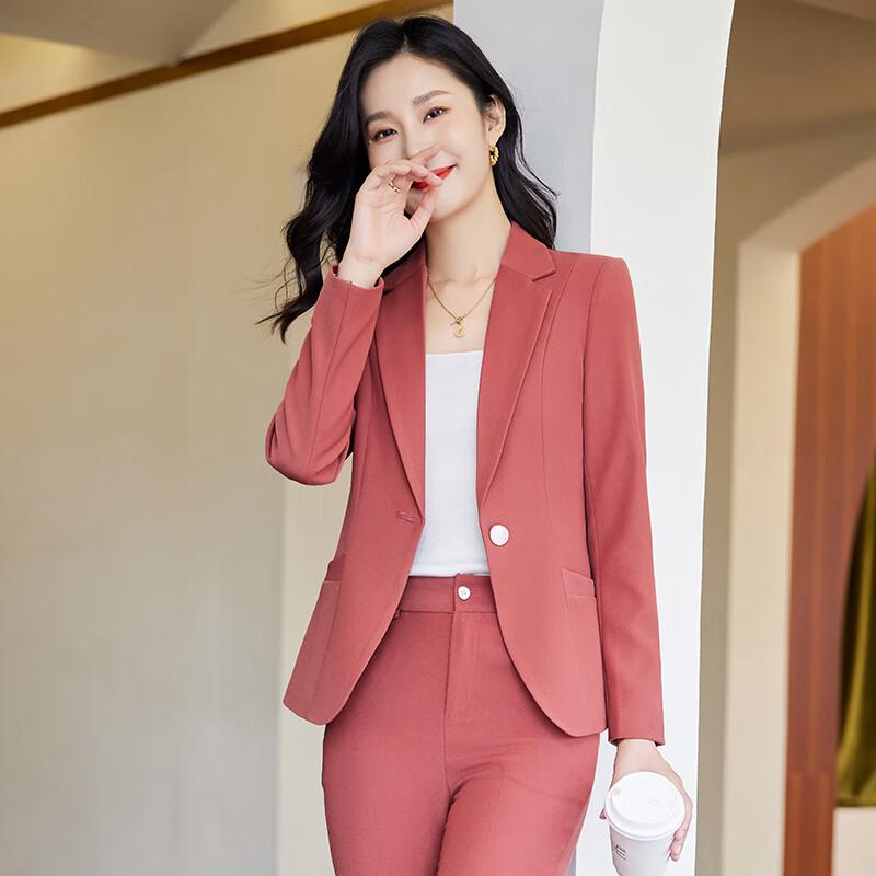 Women's Professional Blazer & Pants Suit Set