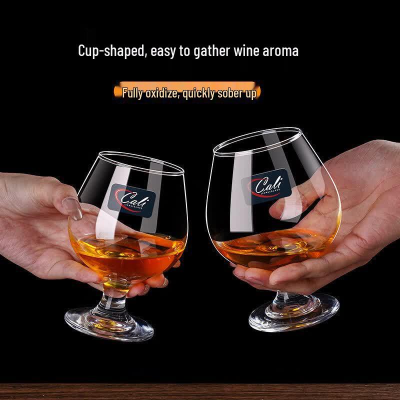 ZISIZ Crystal Glass Brandy & Whisky Glass Set
