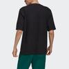 Adidas Originals Rib Detail Tee With Sporty Crew Neck Men Tops Black HB8044