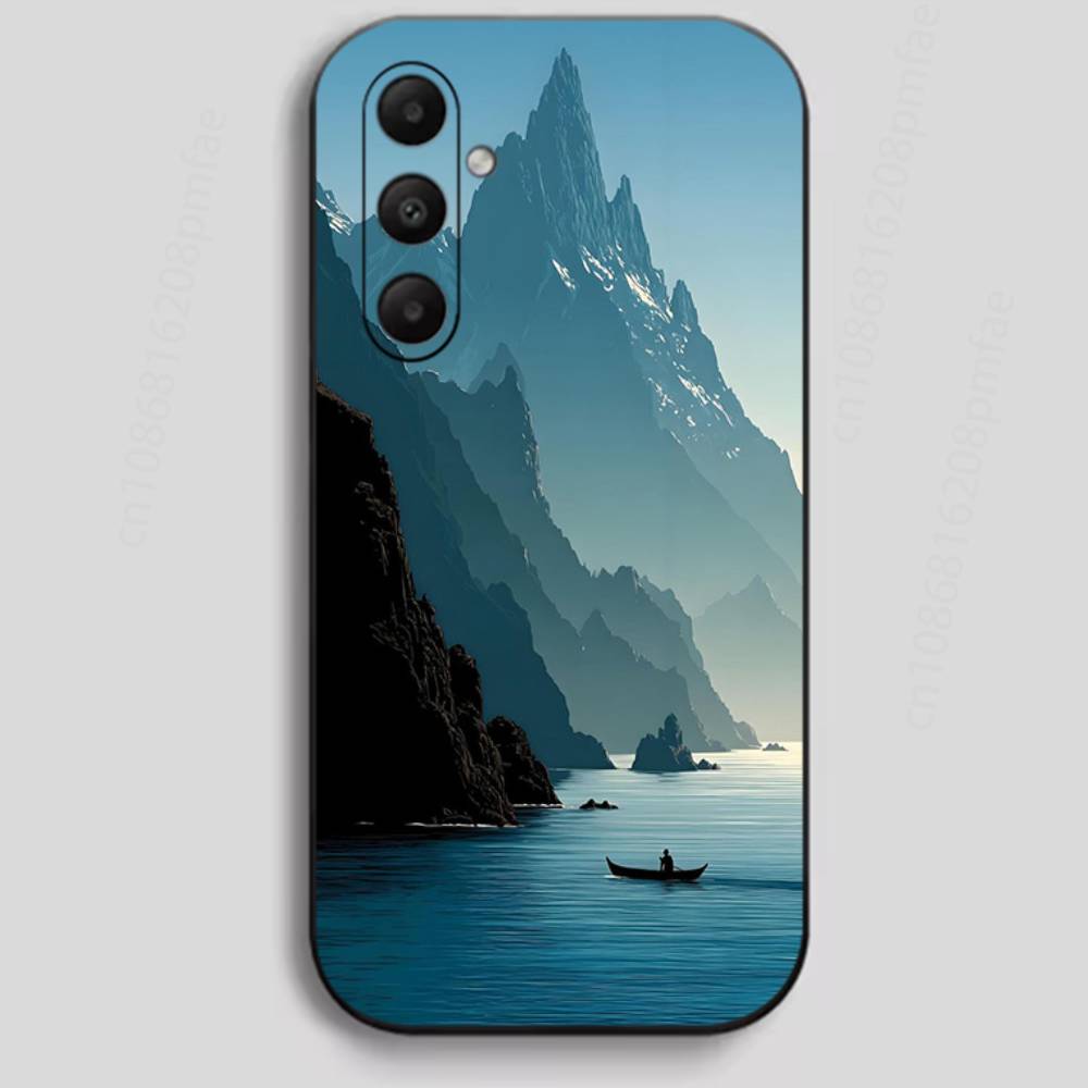 

Wilderness Mountain Ocean Phone Case for Samsung Galaxy A73,23,53,33,24,72,22,52,32,54,A34 Soft Cover 25 Samsung A03
