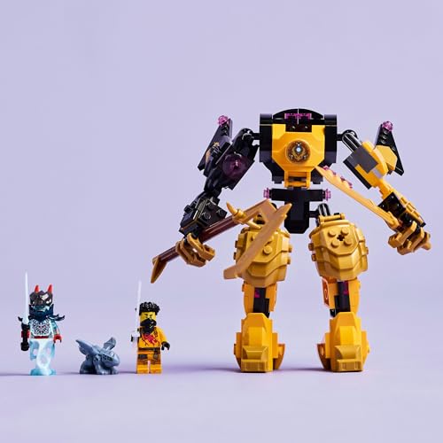 LEGO Ninjago Erin's Spinjitzu Mech Suit Toy - Birthday Present - Building Blocks - Boys, Girls, Children Ages 7, 8, 9 - Elementary School Students - P