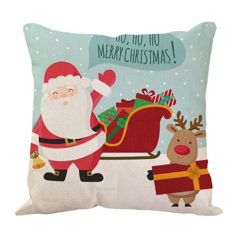 New Linen Christmas Pillows Linen Cushion Pillow Cover Pillow Pillow Car Pillow Sofa Pillow Cover