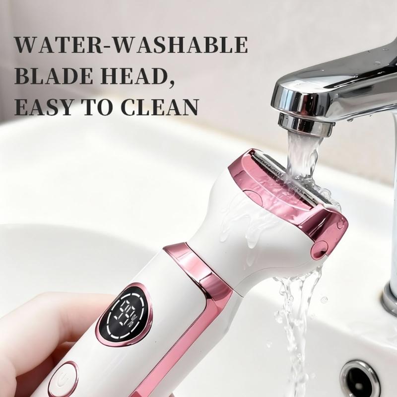 Rechargeable Body Hair Shaver Multifunctional Electric Hair Removal Device Arm Leg Face Shaving Tool For Smooth Shaving