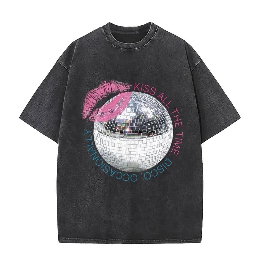 Harry Styles We Belong Together Tour 2026 Vintage Washed T Shirt Men Women Pop Music Fans Fashion Clothing Short Sleeve T-shirt