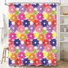 Vibrant Floral Shower Curtain Decorative Pattern for Bathroom Waterproof Fabric 72x84inches
